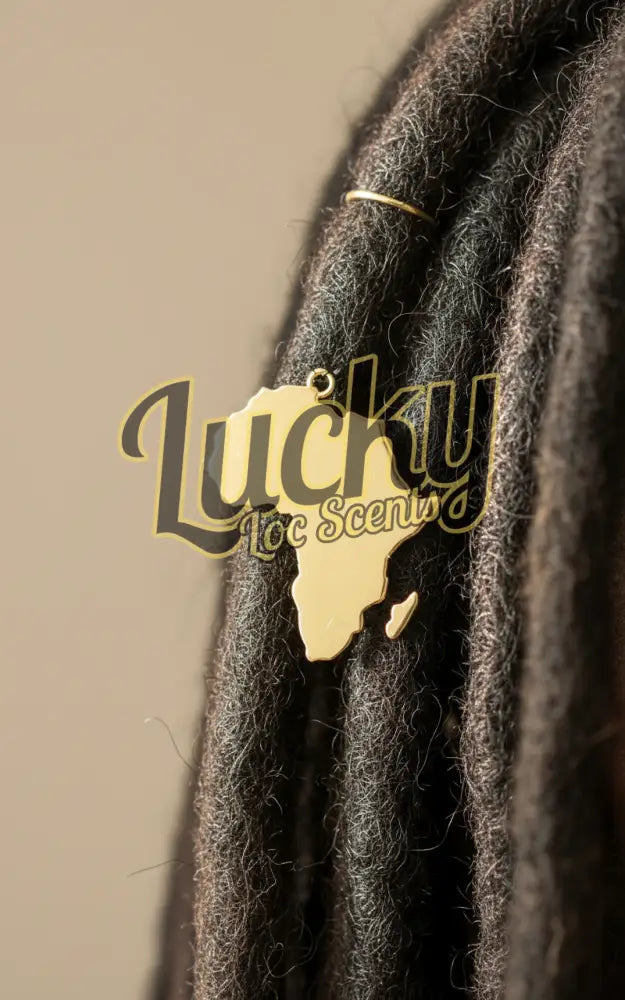 Pendant shaped like Africa