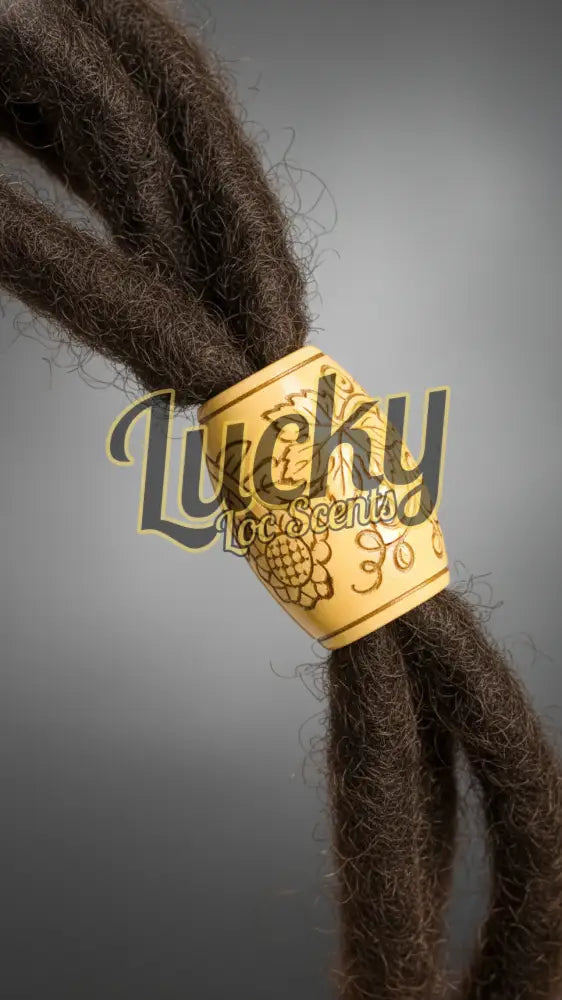 Wood pendant with a design