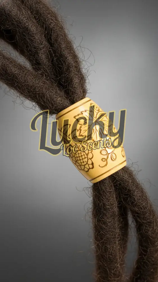 Wood pendant with a design 